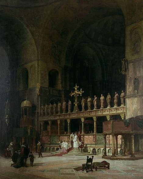 INTERIOR OF ST MARKS VENICE